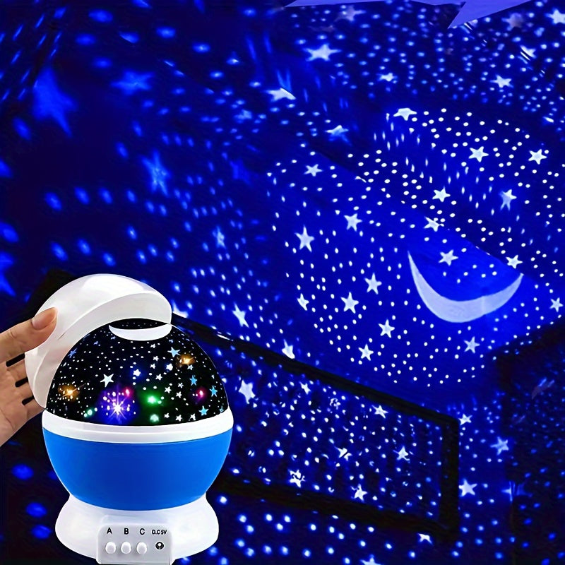 Rynx | StarGlow - LED Star Projector Night Light with Adjustable Colors and USB Power