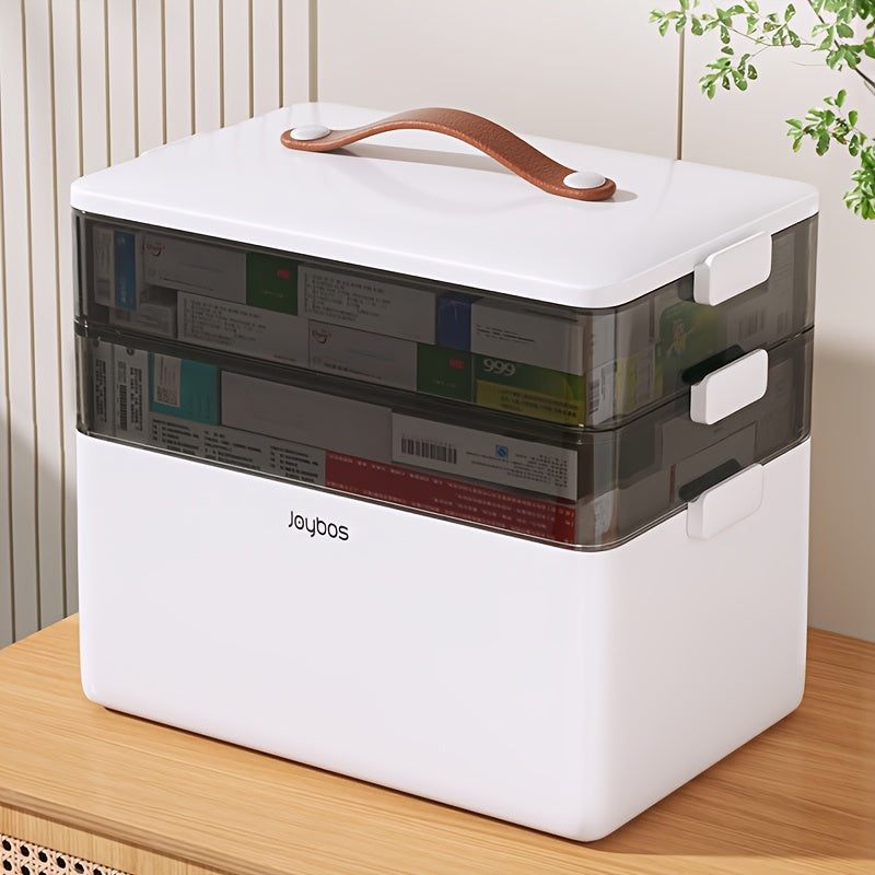Rynx | Joybos 3-layer medicine organizer – Waterproof stackable storage box