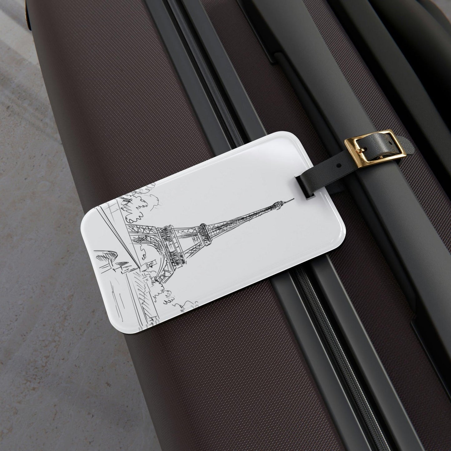 Rynx | Personalized Luxury Acrylic Luggage Tags: Jetsetter's Choice Collection