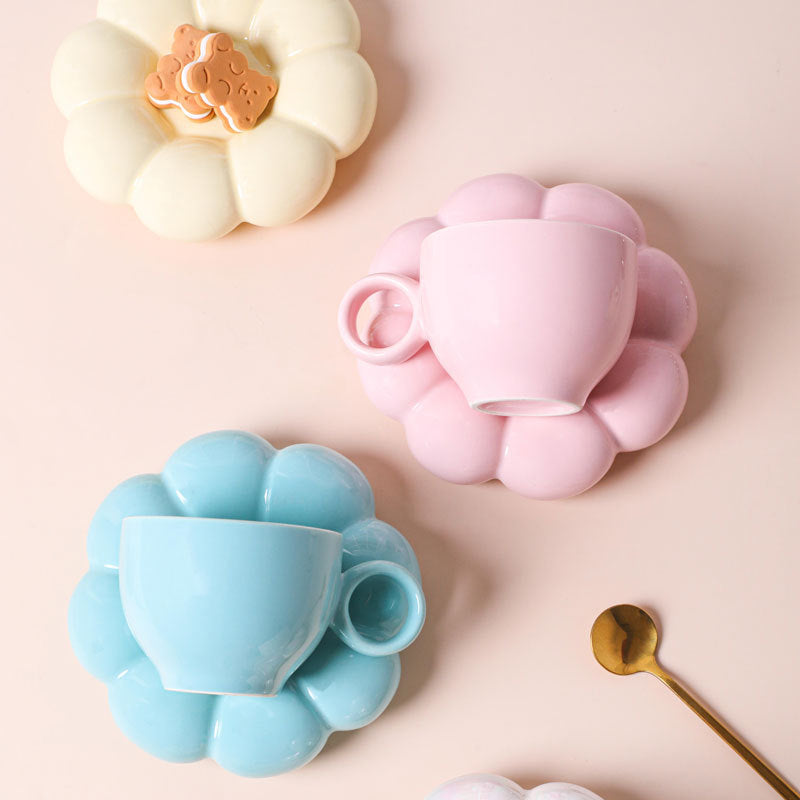 Rynx Chubby Floral Cup and Saucer Set