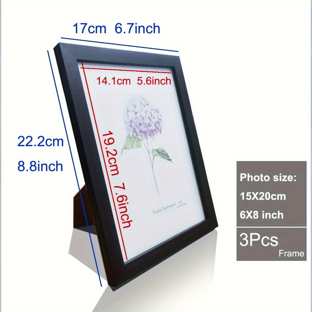 RYNX | Memories - Set of 3 Wooden Photo Frames