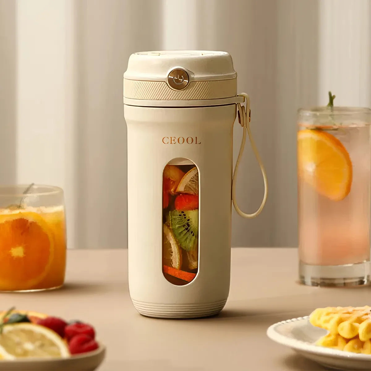 Rynx | 10 Blades Portable USB Rechargeable Smoothie Juicer Cup