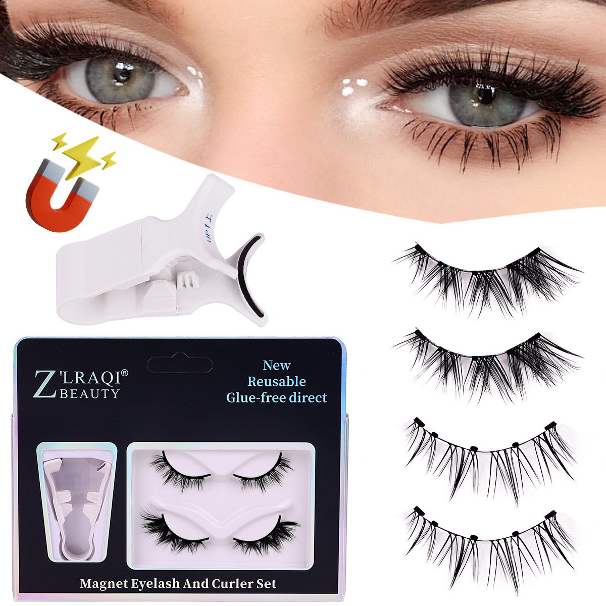 RYNX | High-Quality Magnetic Eyelashes | Easy, Quick, Safe!