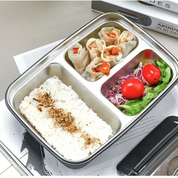 Rynx | Leak-proof lunchbox made of stainless steel with 3/4 compartments