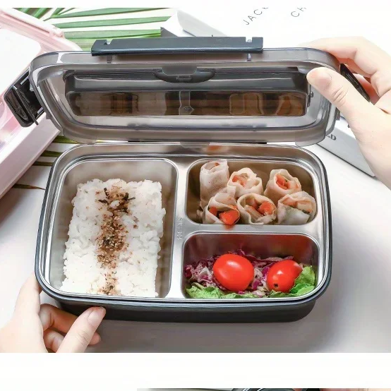 Rynx | Leak-proof lunchbox made of stainless steel with 3/4 compartments