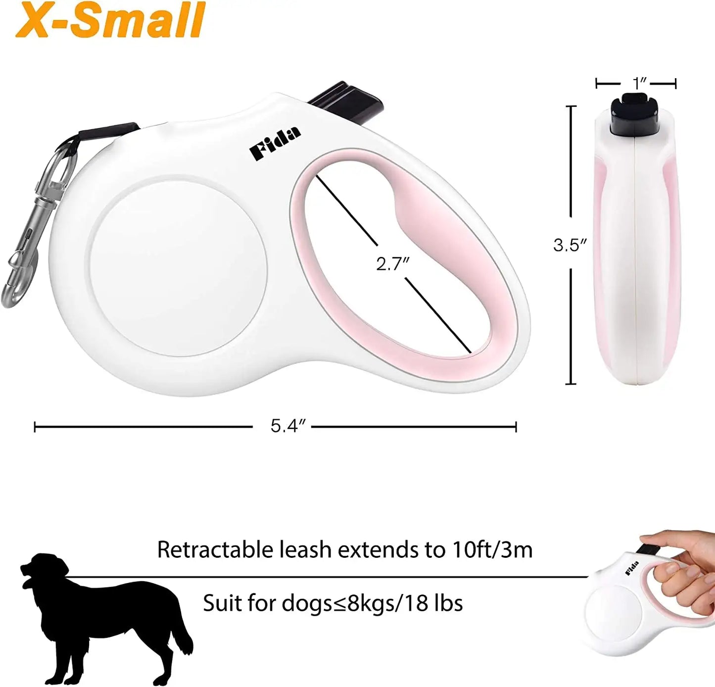 Rynx | Adjustable dog leash with bag dispenser and dog waste bags