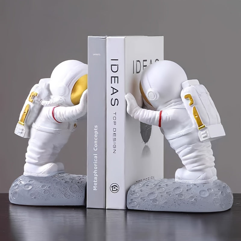 Rynx | SpaceHold - 2 pcs Astronaut Bookends for Heavy Books