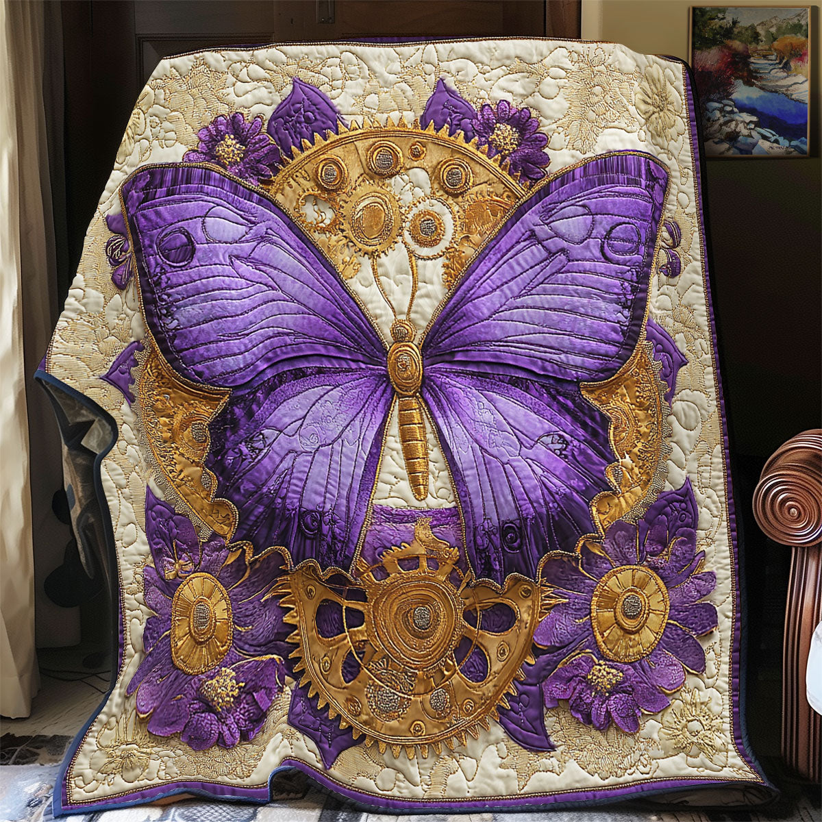 Rynx | Purple Butterfly Watch Quilt