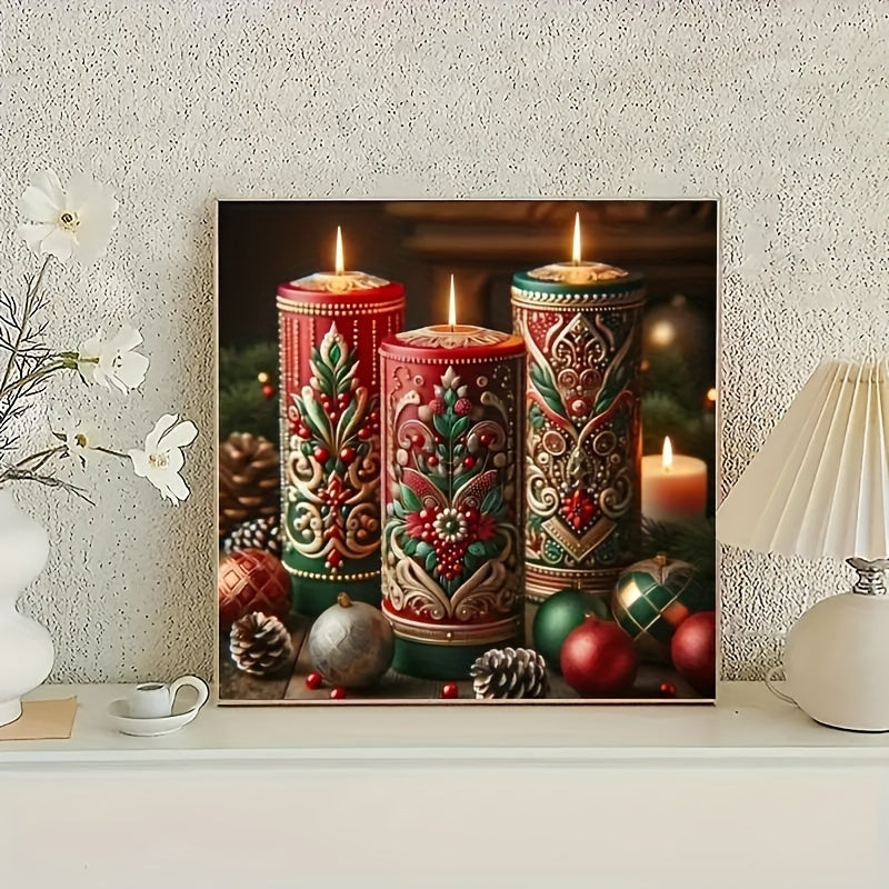 Rynx | Rustic Christmas Fireplace Candle