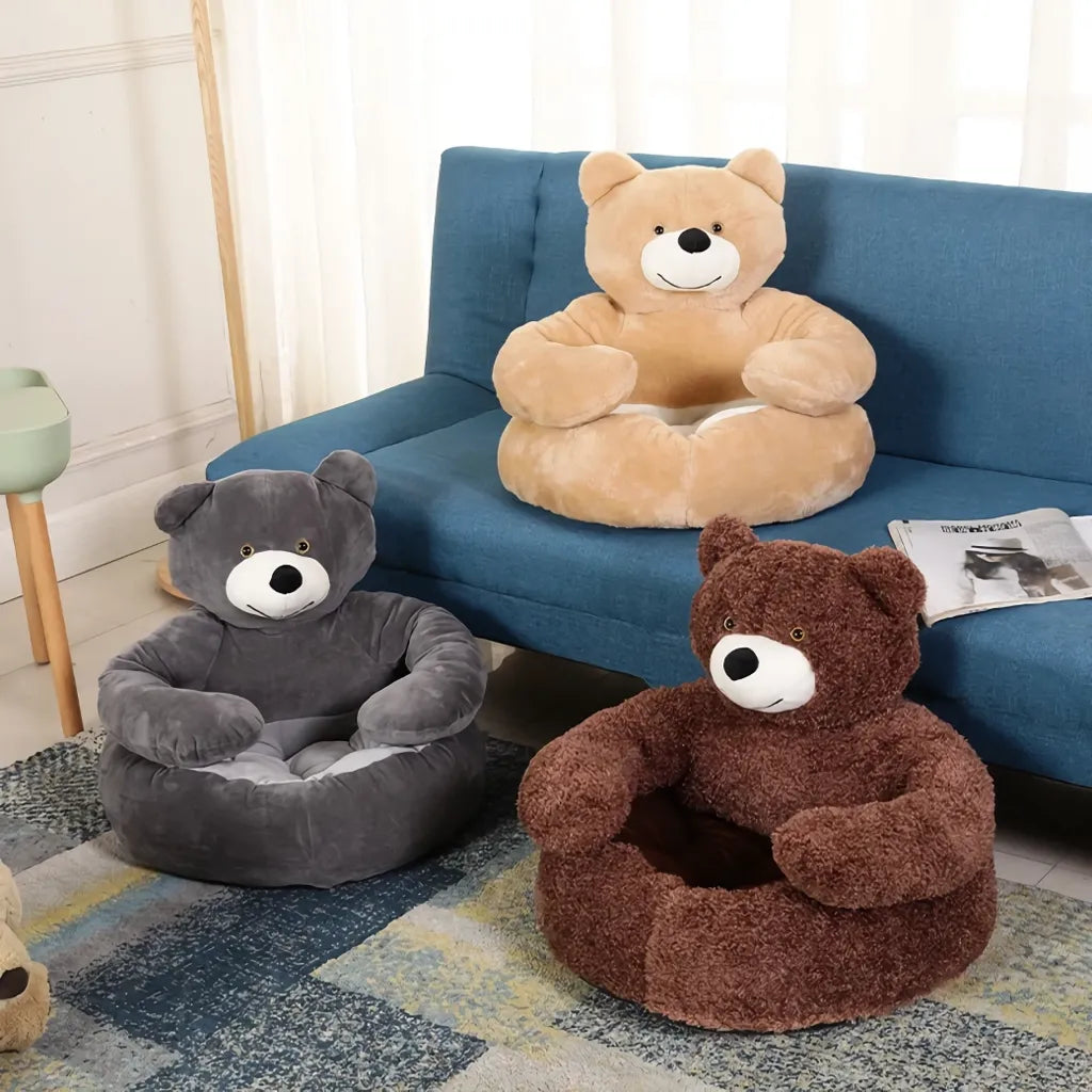 Rynx | Plush Teddy Bear Pet Bed