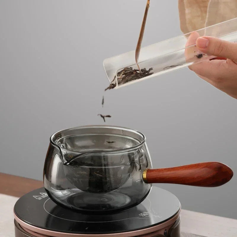 Rynx | Rotary-glass-teapot with infuser.