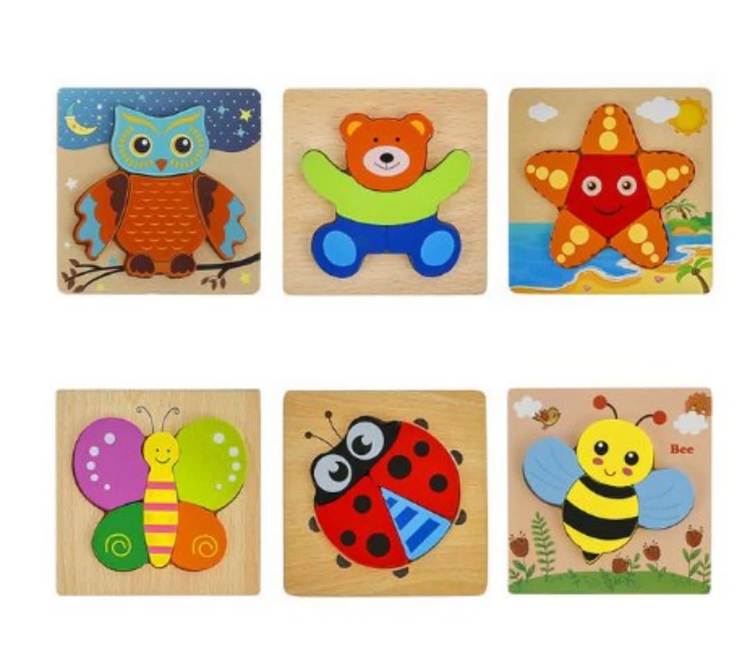 Rynx | Eco-friendly Wooden Puzzle | 6-Pack