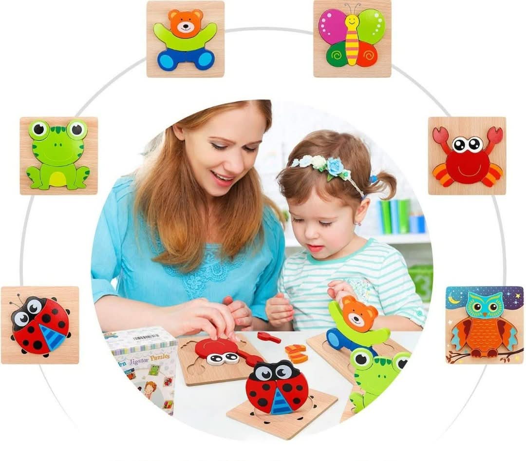 Rynx | Eco-friendly Wooden Puzzle | 6-Pack
