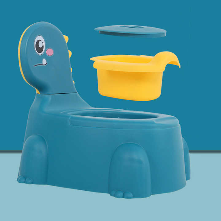 Rynx | Toddler Toilet Trainer Modern Dinosaur Style with Handle for Training
