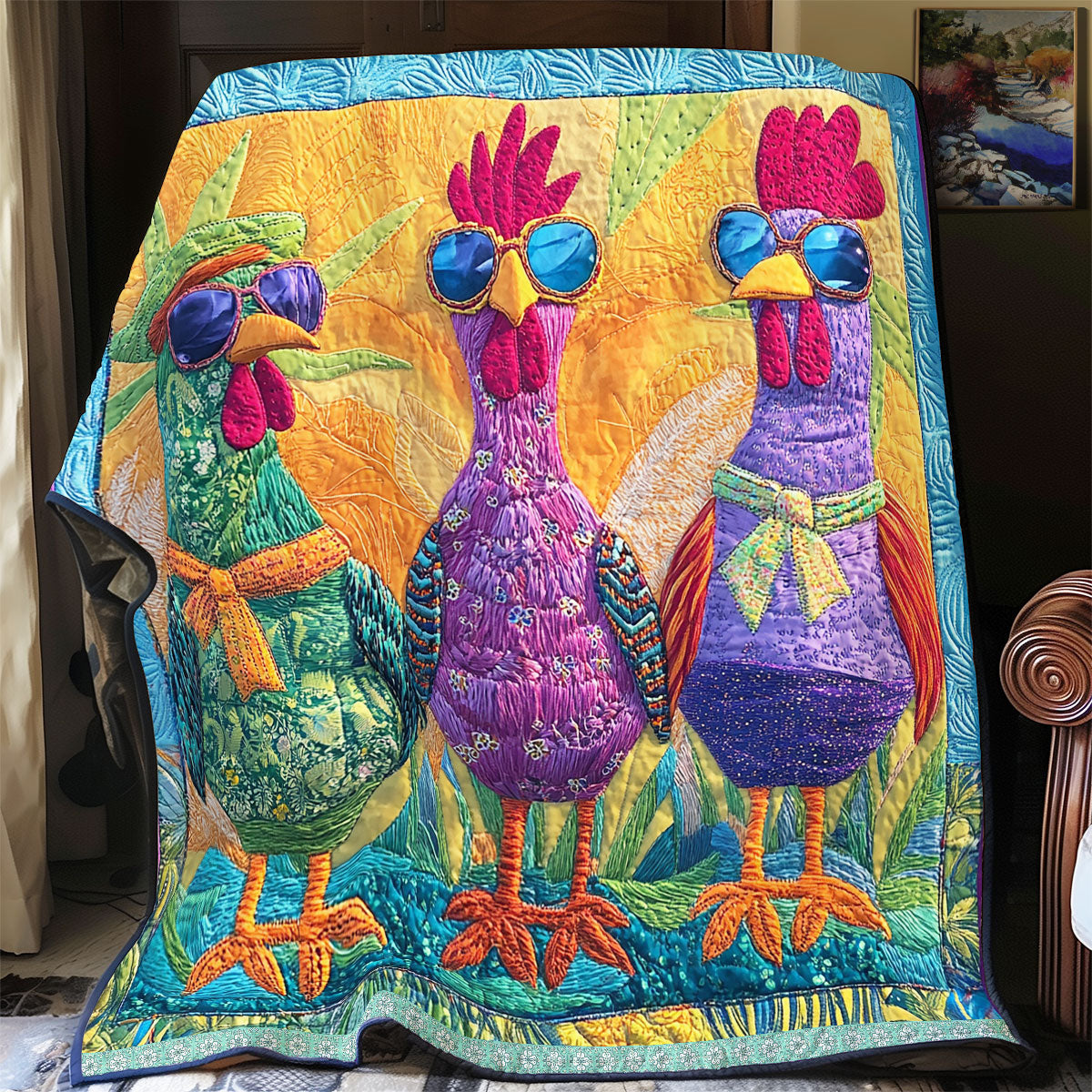 Rynx | Funny Chicken Quilt