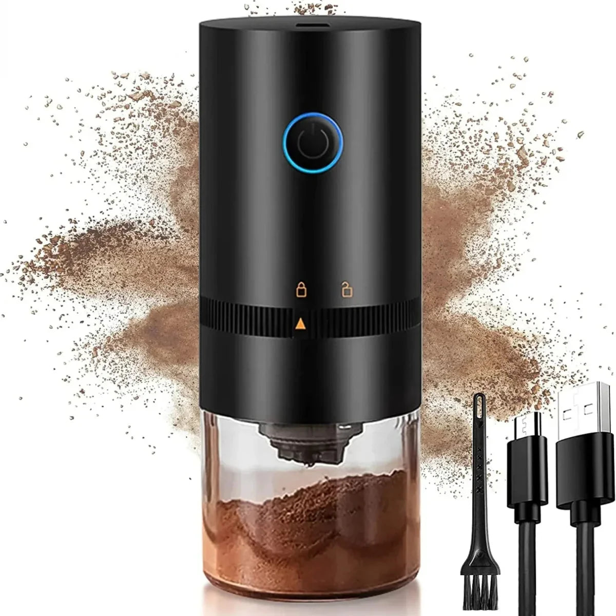 Rynx | Portable Electric Coffee Grinder - Powerful And Practical For Home