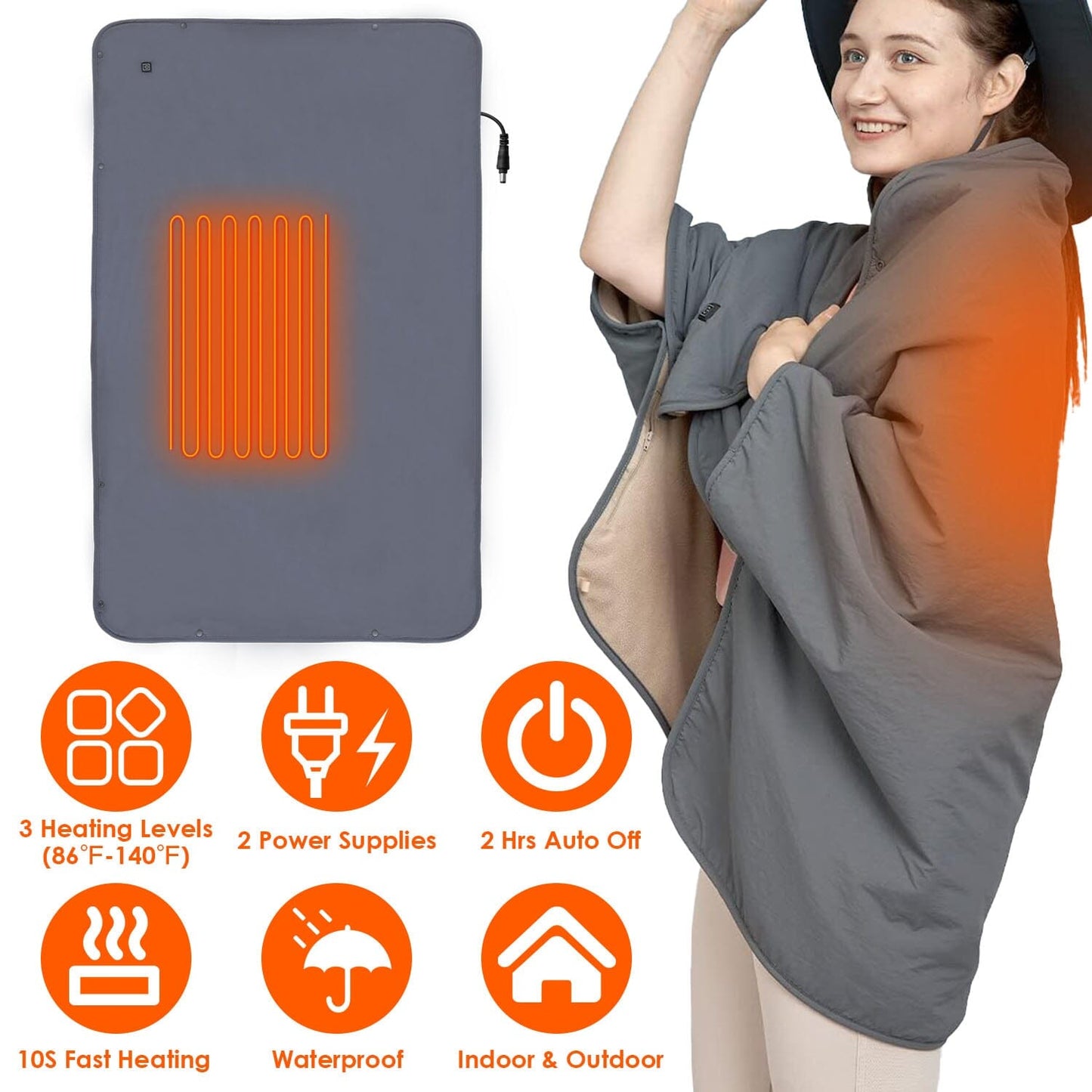 Rynx | Electric WARM throw Full body Sjall