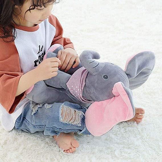 Rynx | Electronic Talking Singing Blinking Eyes Elephant Plush Toy