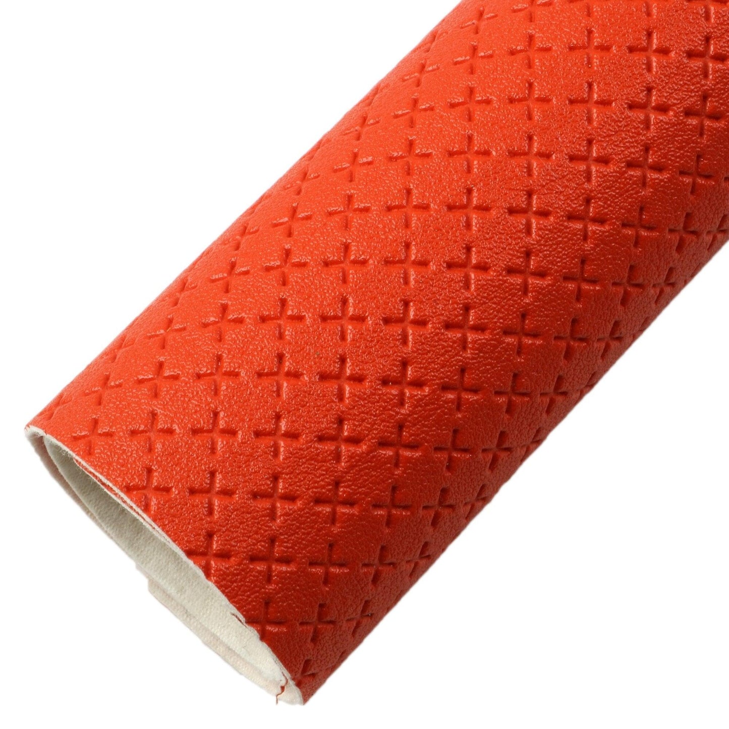 Rynx | Elegant Artisan Cross-Pattern Faux Leather Leaf for Creative Projects