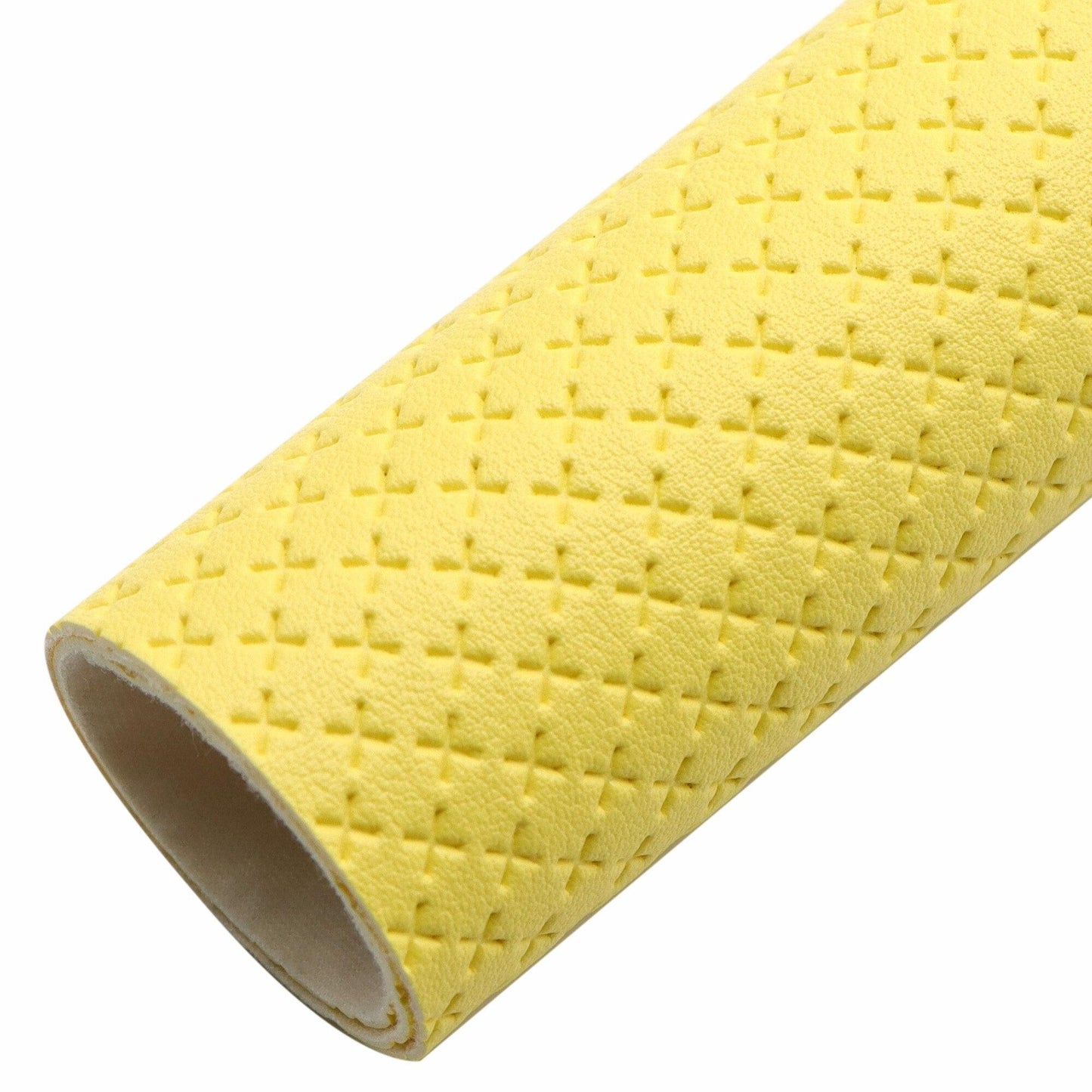 Rynx | Elegant Artisan Cross-Pattern Faux Leather Leaf for Creative Projects
