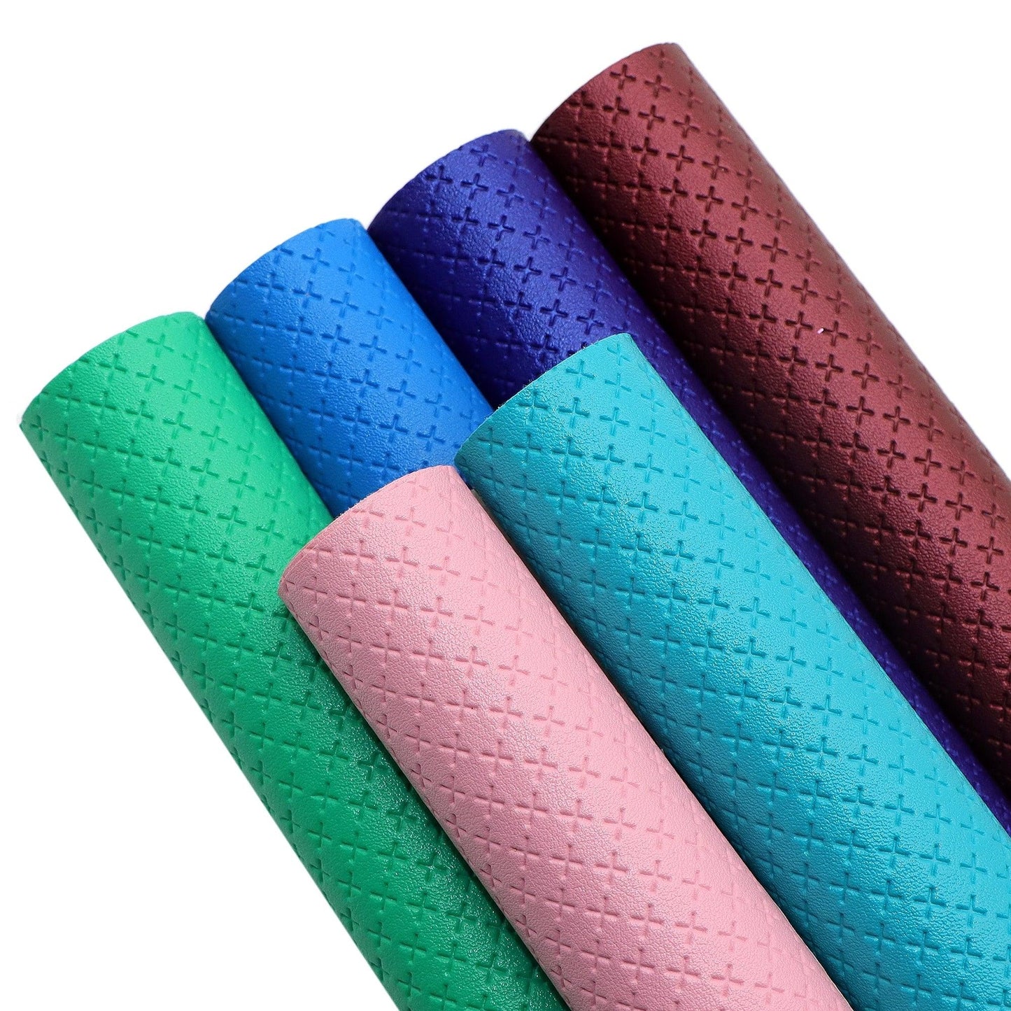 Rynx | Elegant Artisan Cross-Pattern Faux Leather Leaf for Creative Projects
