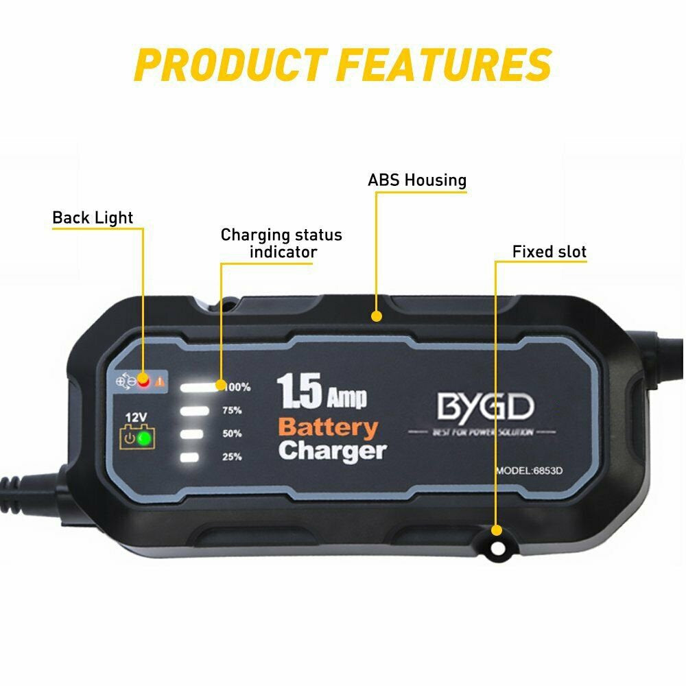 Rynx | 12V Portable Power Bank Charger Lithium Jump Starter Box 1500mAh Car Battery Booster Pack