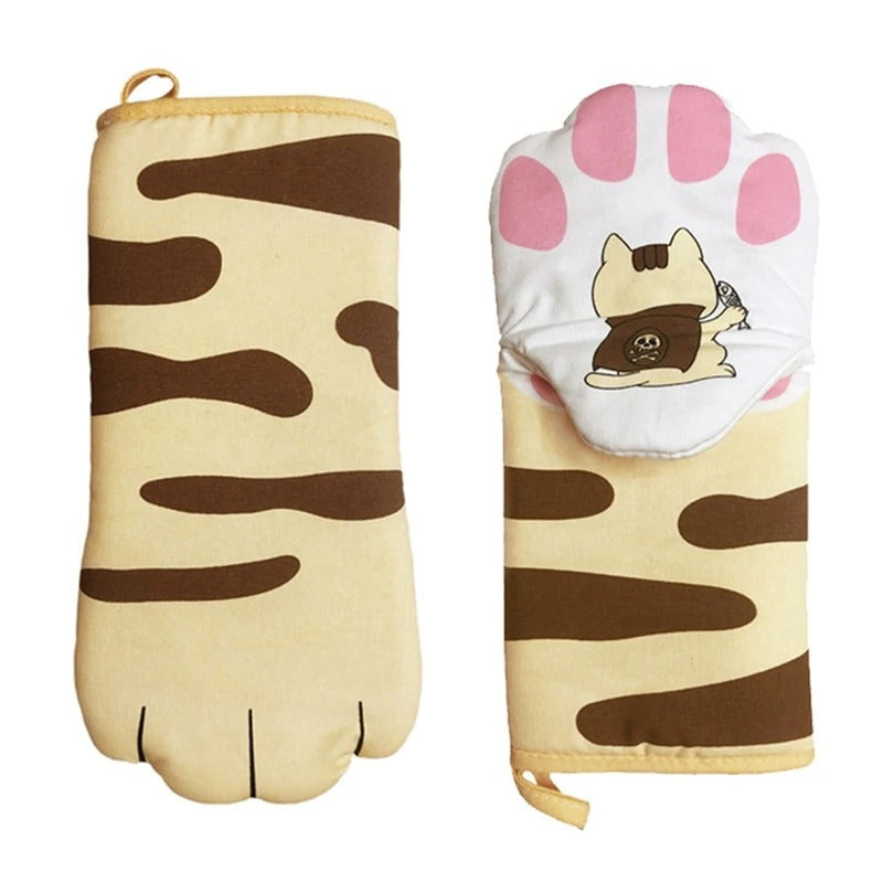 Rynx | Sweet Cat Paw Oven Mitts