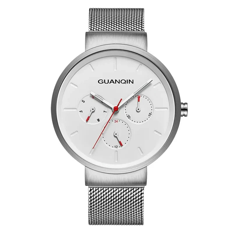Rynx | Men's Quartz Watch with Steel Mesh Strap