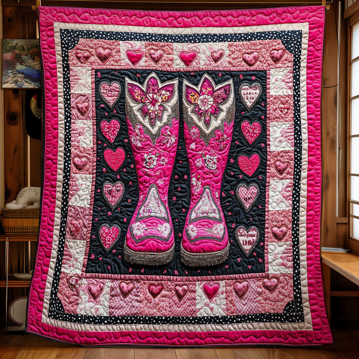 Rynx | Valentine Cowboy Boots Quilt