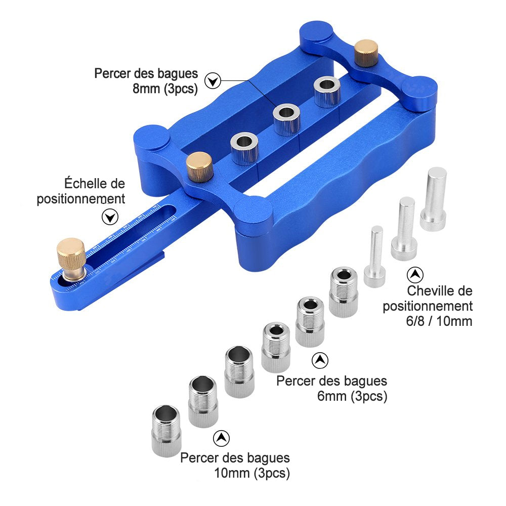 Rynx | Kit for adjustable self-centering drilling jig