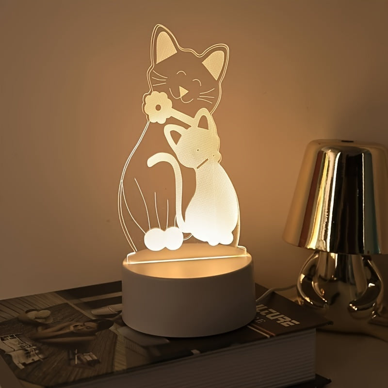 Rynx | GlowPair - Art Deco Dimmable Cat Pair Night Light