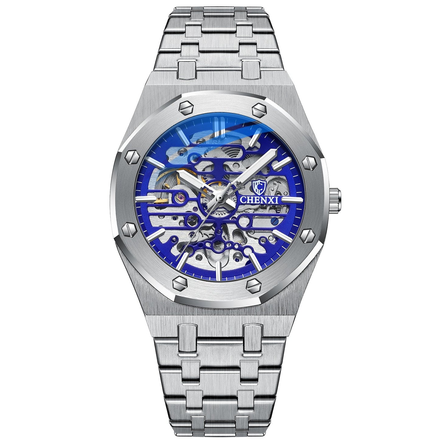 Rynx | Men's high-quality skeleton automatic mechanical watch