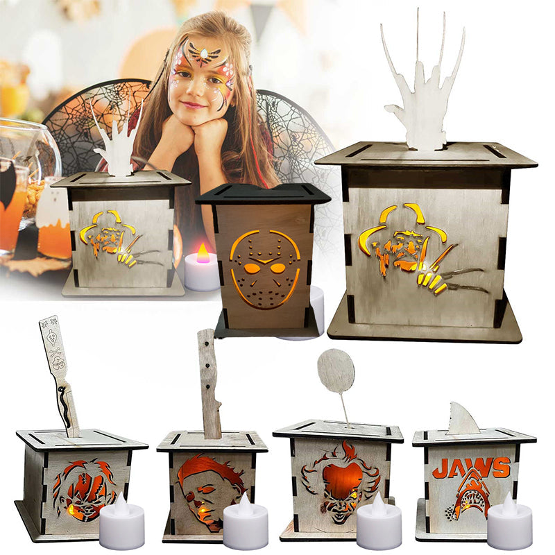 Rynx | Horror figure Jack Lantern wood decoration