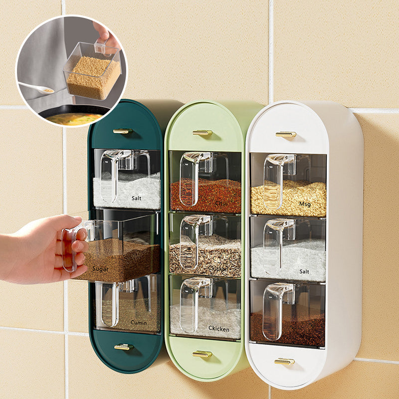 Rynx | Space-saving spice jar for wall mounting
