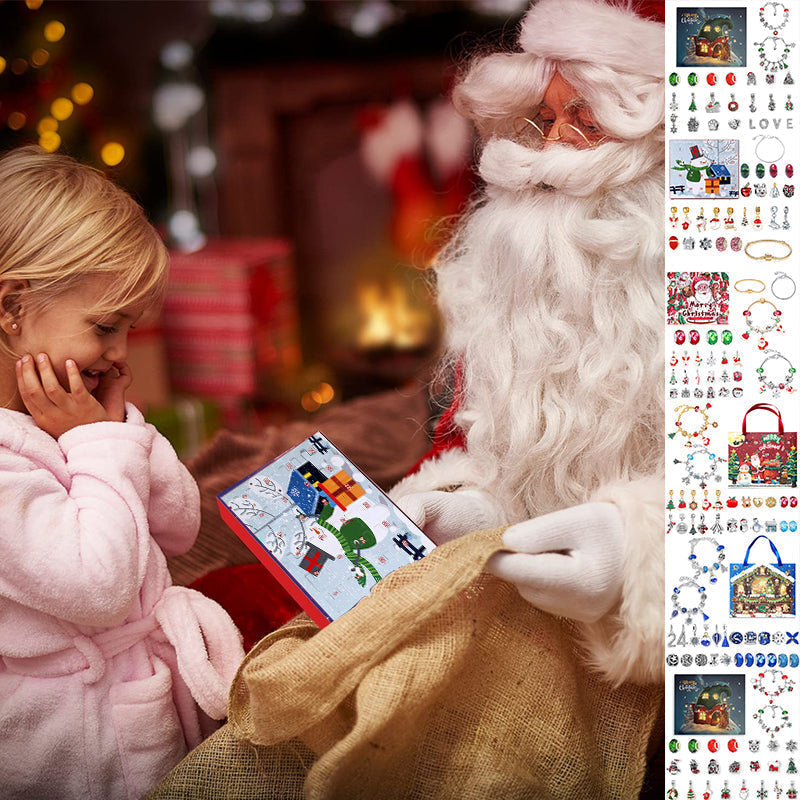 Rynx | 24 Days Countdown Calendar DIY Christmas Advent Calendar Bracelet Set
