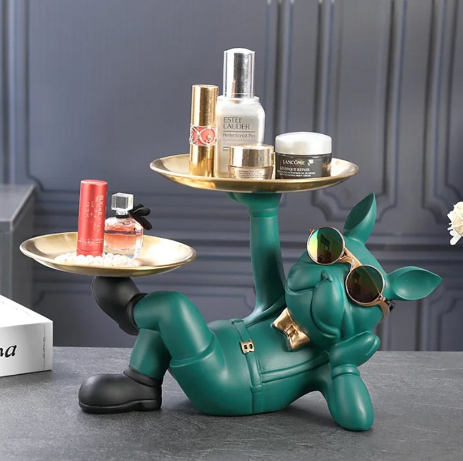 Rynx | FrenchPaw™ French Bulldog Statue | Modern Decorative Figure for Home & Office | Stylish Animal Statue