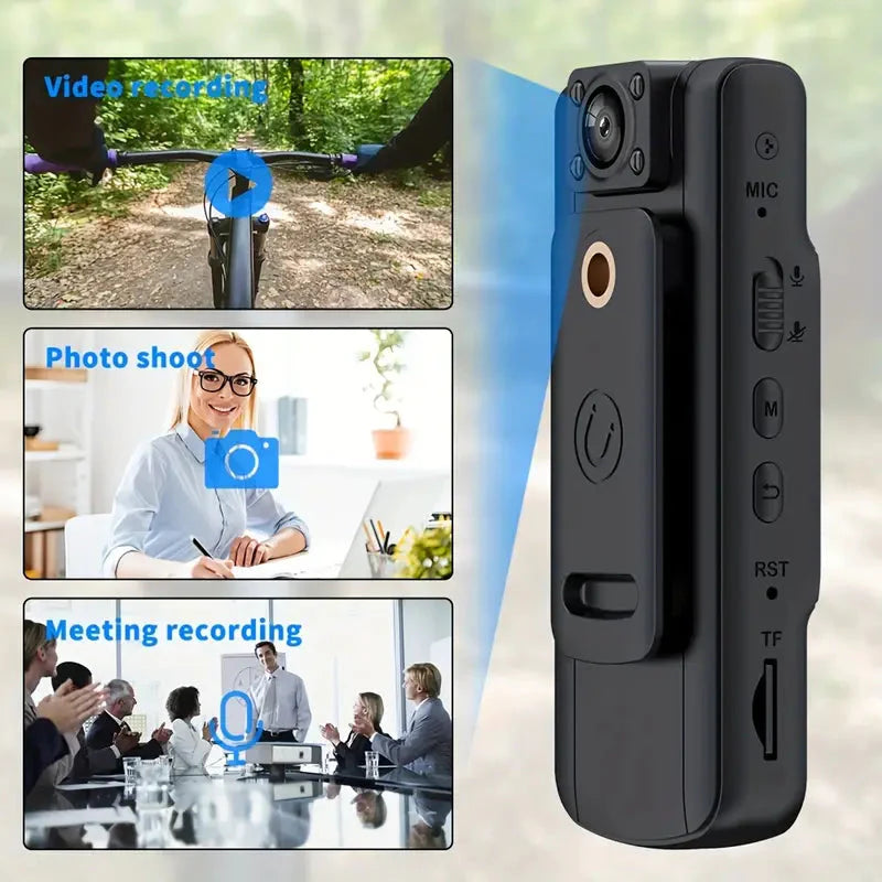 Rynx | Full 1080P Police Body Camera With Clip