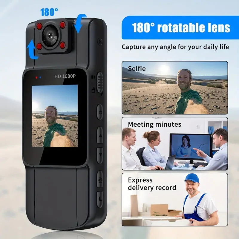 Rynx | Full 1080P Police Body Camera With Clip