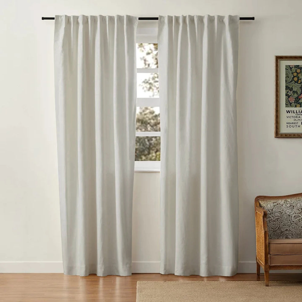 Rynx | Aira - Linen-Cotton Curtain with Soft Fabric