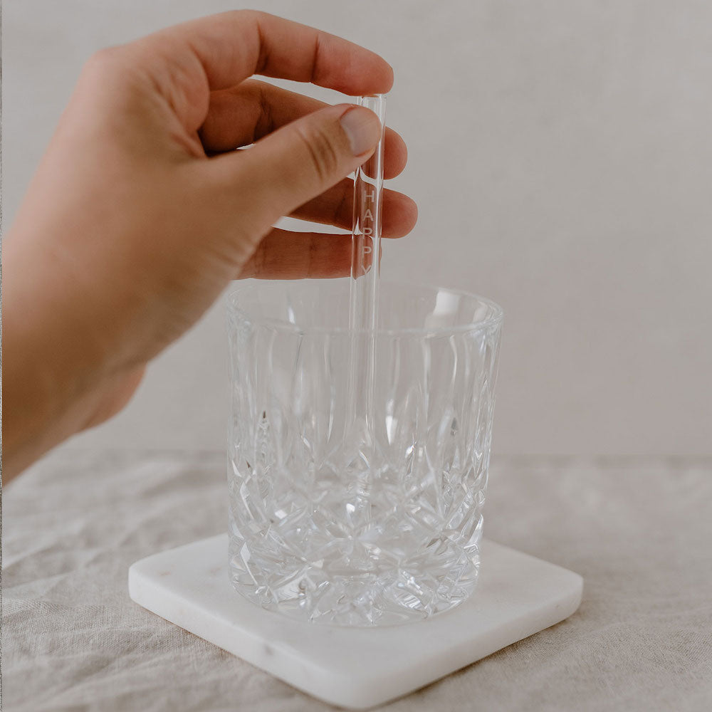 Rynx | Drinking Straws Hello Love 4-Piece Set White