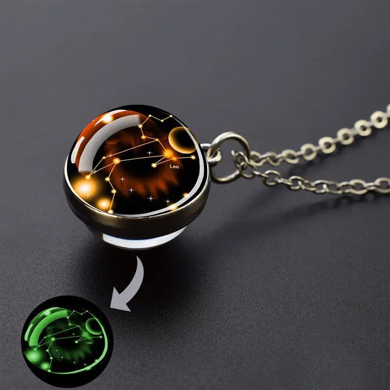Rynx | Glow-in-the-dark Zodiac Pendant Necklace
