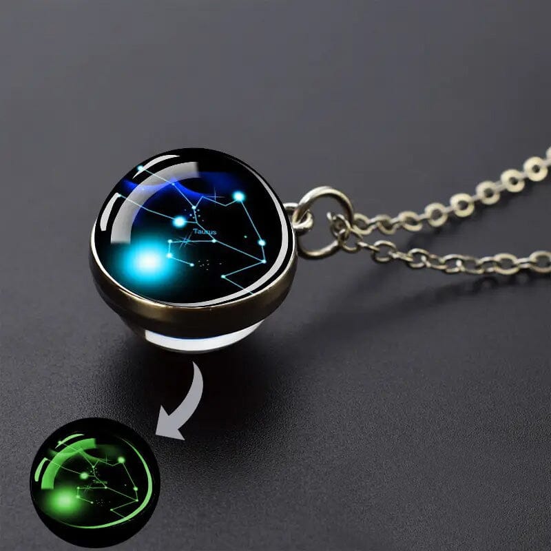 Rynx | Glow-in-the-dark Zodiac Pendant Necklace
