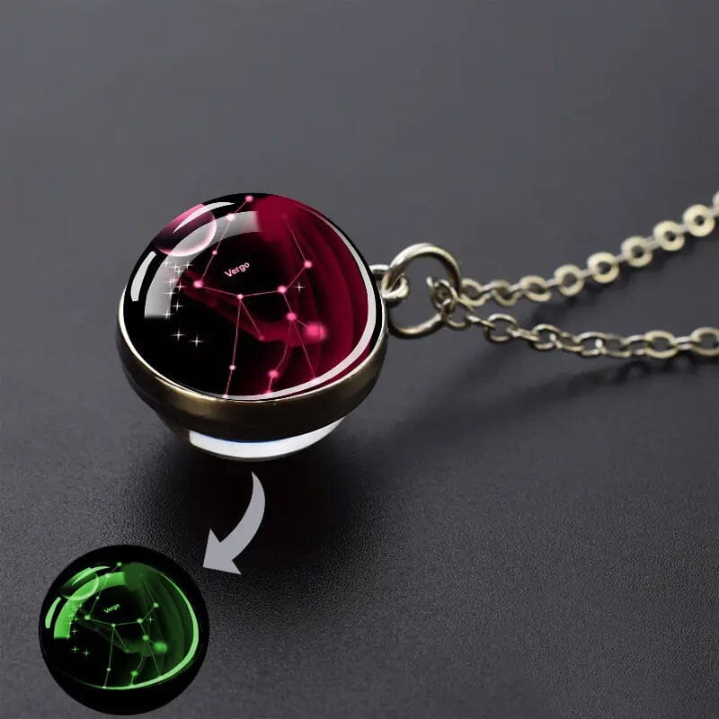 Rynx | Glow-in-the-dark Zodiac Pendant Necklace