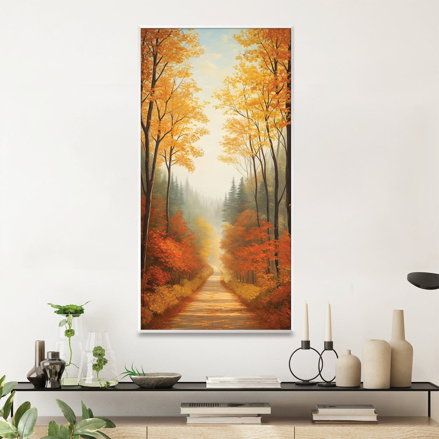 Rynx | Golden Canopy Road Canvas