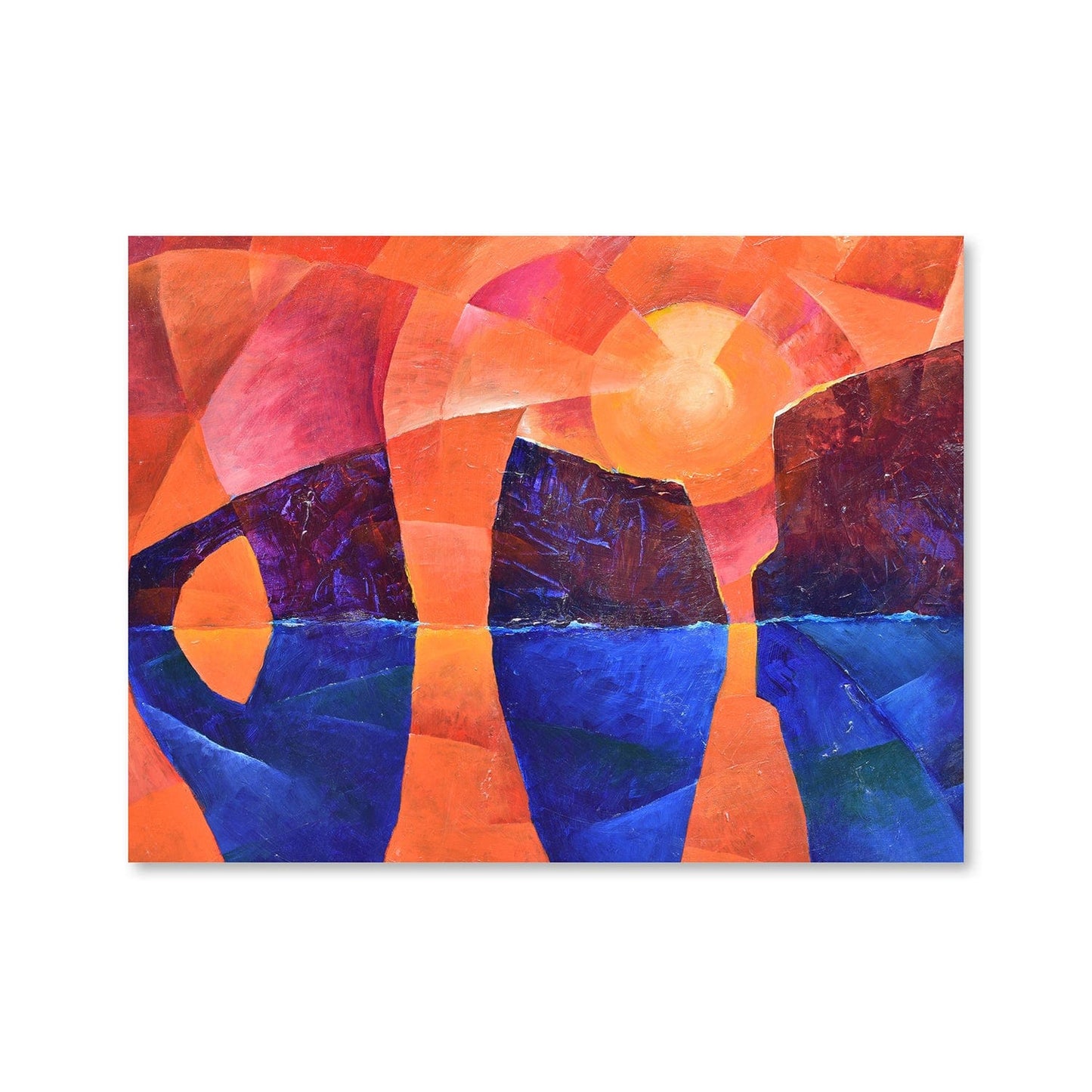 Rynx | Guardians of the Ocean in Cubism Canvas