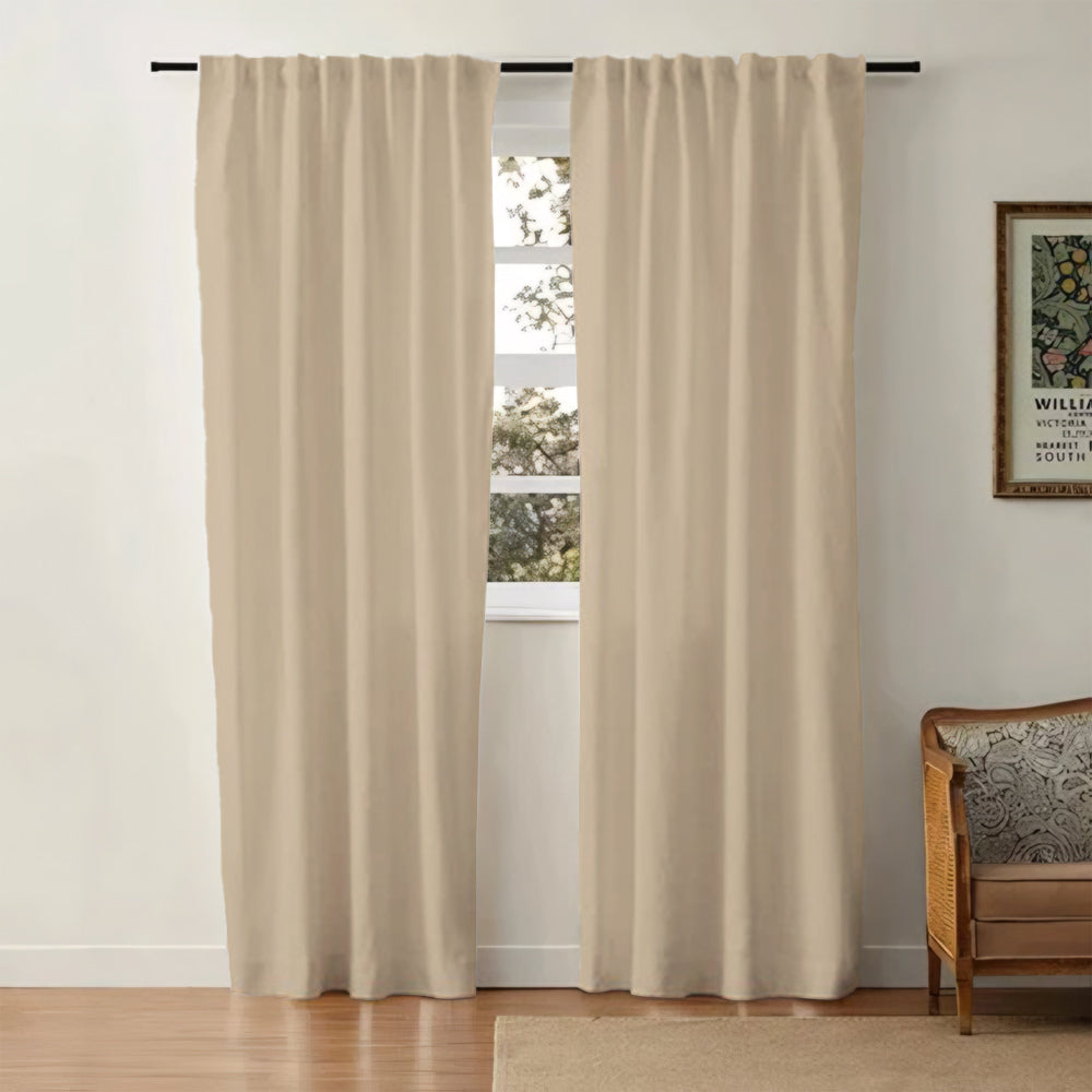 Rynx | Aira - Linen-Cotton Curtain with Soft Fabric