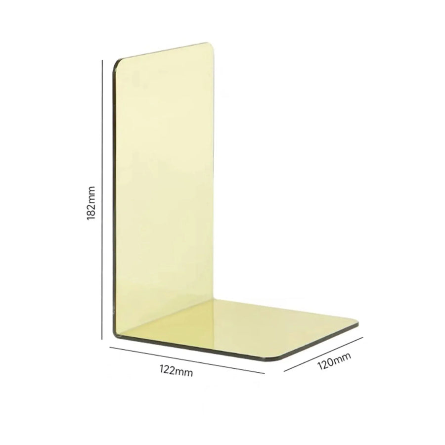 Rynx | ElegantStack - Clear Acrylic Bookends Organizer