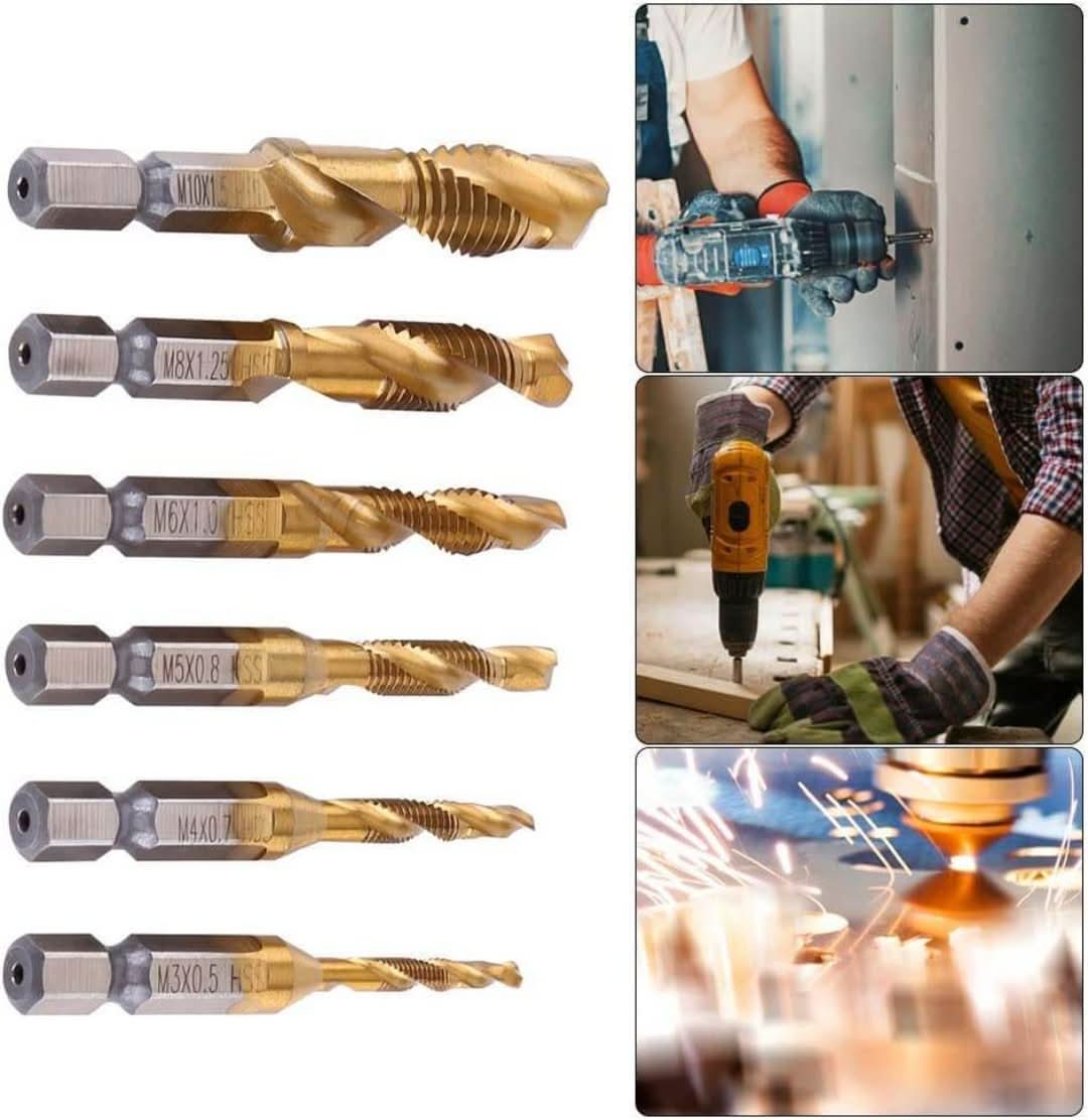 Rynx | Powerdrill Set - Threaded Rod Bits