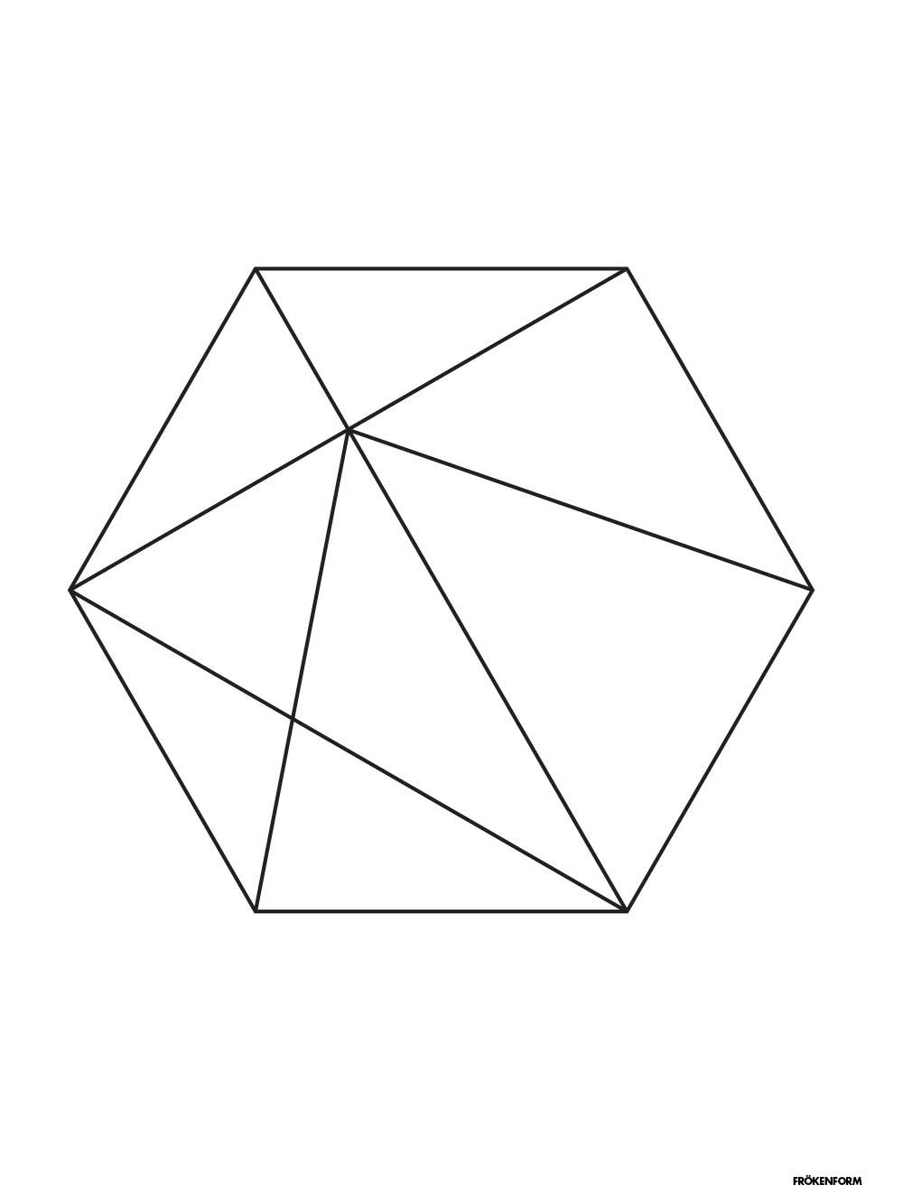 Rynx | Hexagon in Black