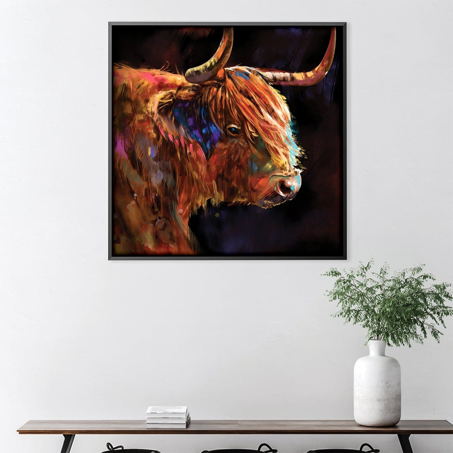 Rynx | Horns of Highland Canvas